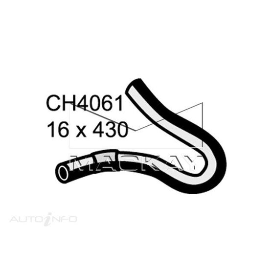HEATER HOSE  - HOLDEN RODEO RA - 3.0L I4 TURBO DIESEL - MANUAL & AUTO, , scanz_hi-res