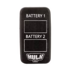 DUAL VOLTMETER OE RPL T/S EARLY TOYOTA BLUE LED 40 x 22mm, , scanz_hi-res