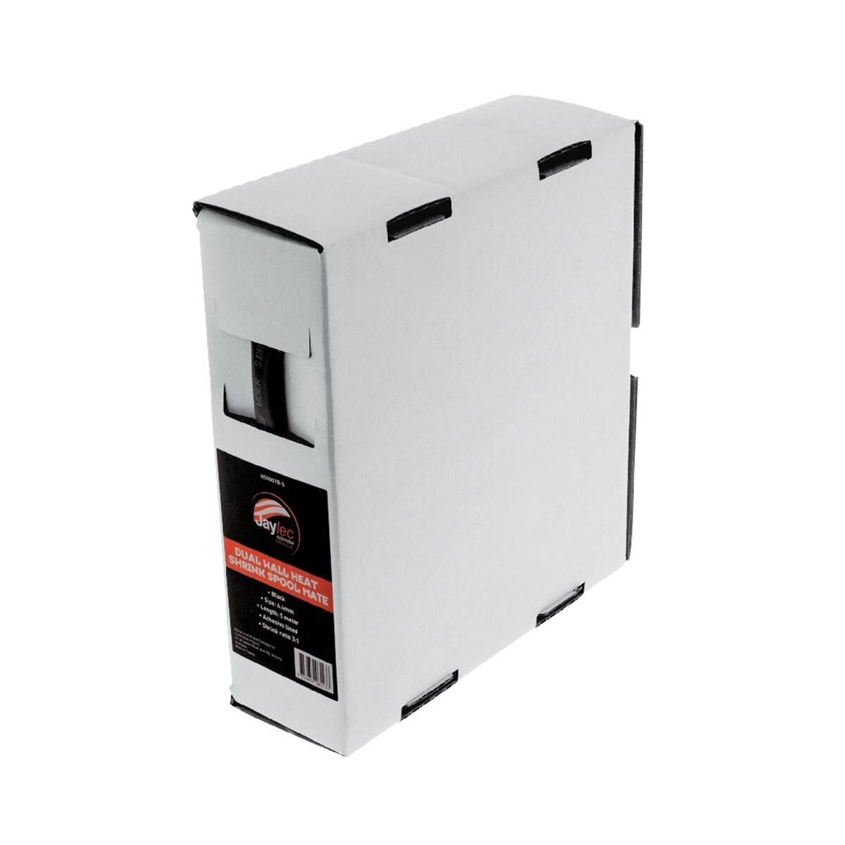 DUAL WALL HEAT SHRINK SPOOL MATE 3.2mm x 10mt BLACK                         JAYLEC, , scanz_hi-res