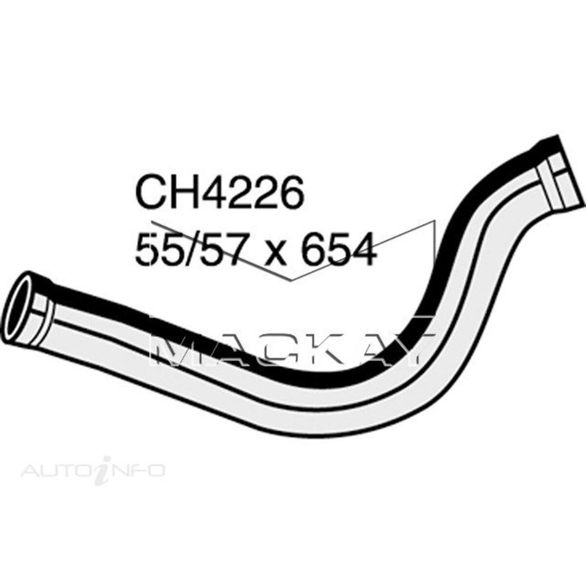 TURBOCHARGER INTERCOOLER HOSE  - FORD FALCON BA - 4.0L I6 TURBO PETROL - MANUAL & AUTO, , scanz_hi-res