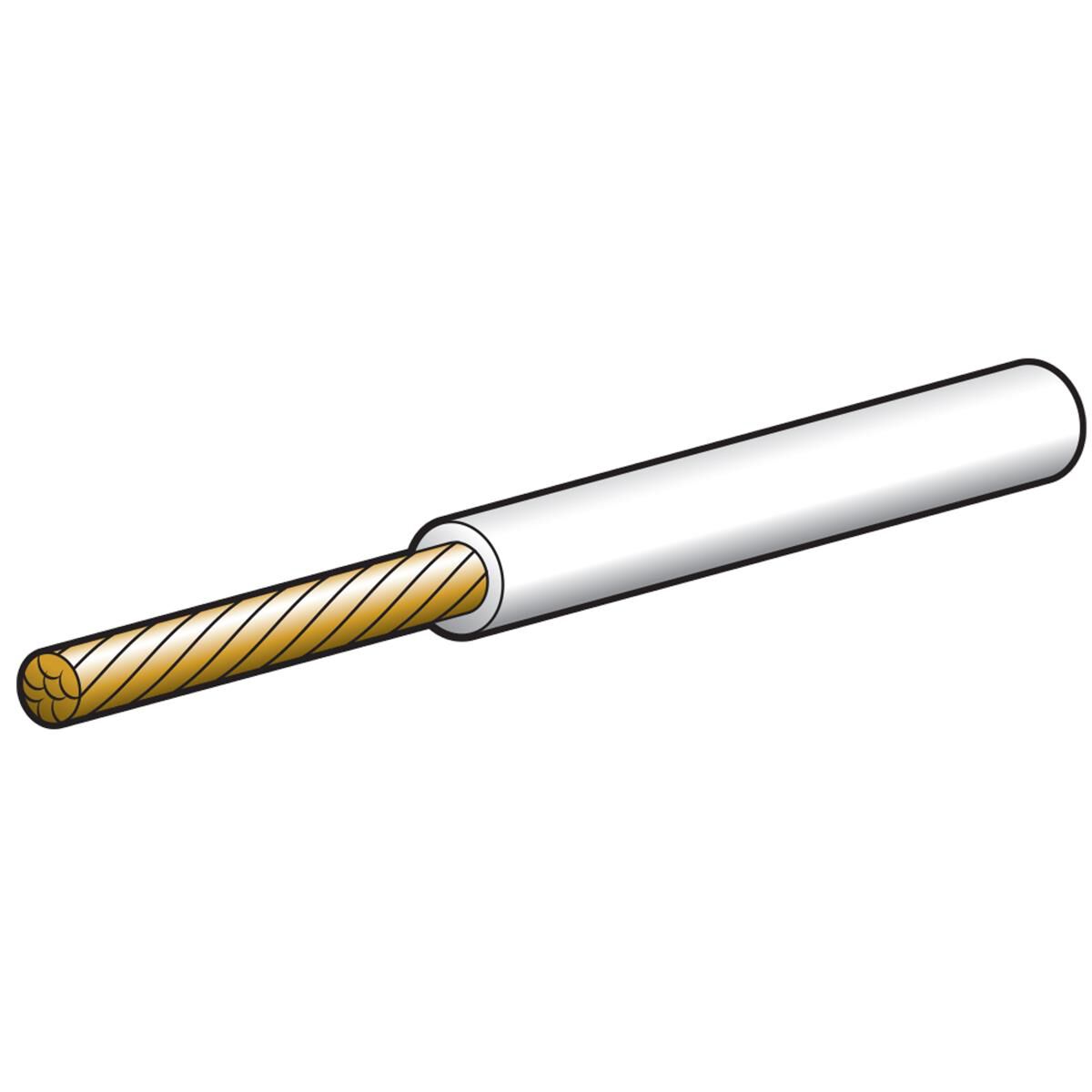 CABLE SGLE 4MM WHITE 100M, , scanz_hi-res