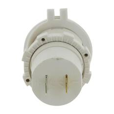 DUAL USB WHITE SOCKET PORT 1 2.4A PORT 2: QC3.0 NON LED, , scanz_hi-res