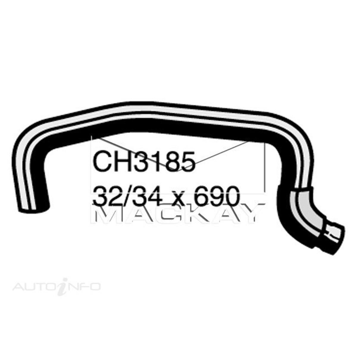 RADIATOR UPPER HOSE  - NISSAN BLUEBIRD U13 - 2.0L I4  DIESEL - MANUAL & AUTO, , scanz_hi-res