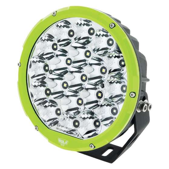 7" RND LED DRIVING LAMP DRIVNG BEAM 9-36V 106W 19 LED's GREEN 11,000Lms, , scanz_hi-res
