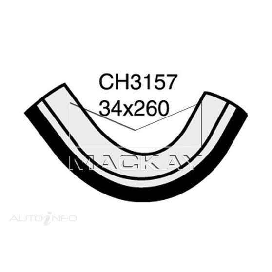 RADIATOR LOWER HOSE  - NISSAN CARAVAN E24 - 2.0L I4  PETROL - MANUAL & AUTO, , scanz_hi-res
