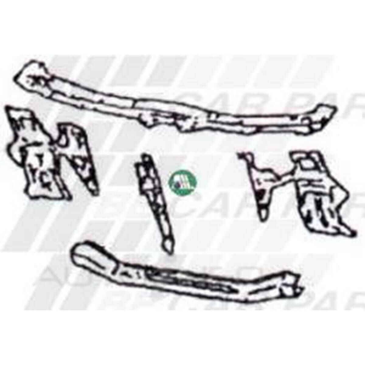 RADIATOR SUPPORT - SET, , scanz_hi-res