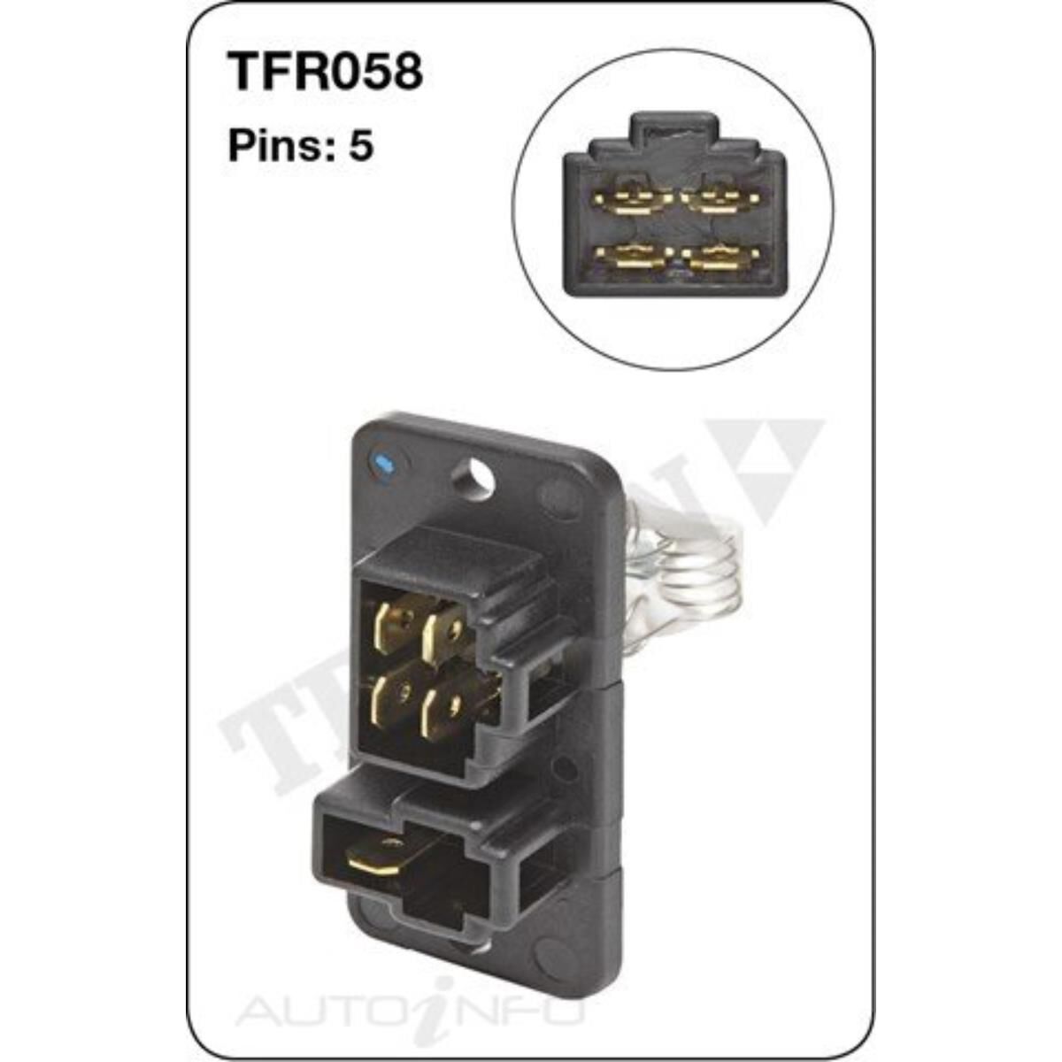 TRIDON HEATER FAN RESISITOR, , scanz_hi-res