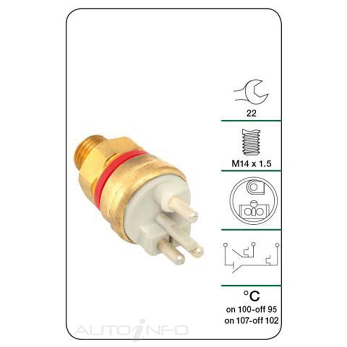 (TFS637NZ) TRIAUS THERMO FAN SWITCH, , scanz_hi-res