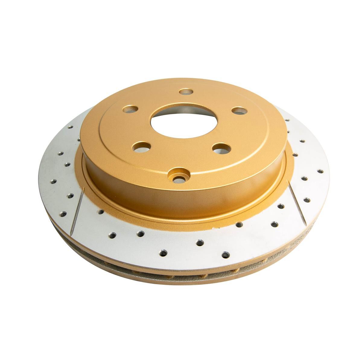 Street Gold Cross-drilled/slotted KP [ Commodore VE/VF V6 06-> R ], , scanz_hi-res