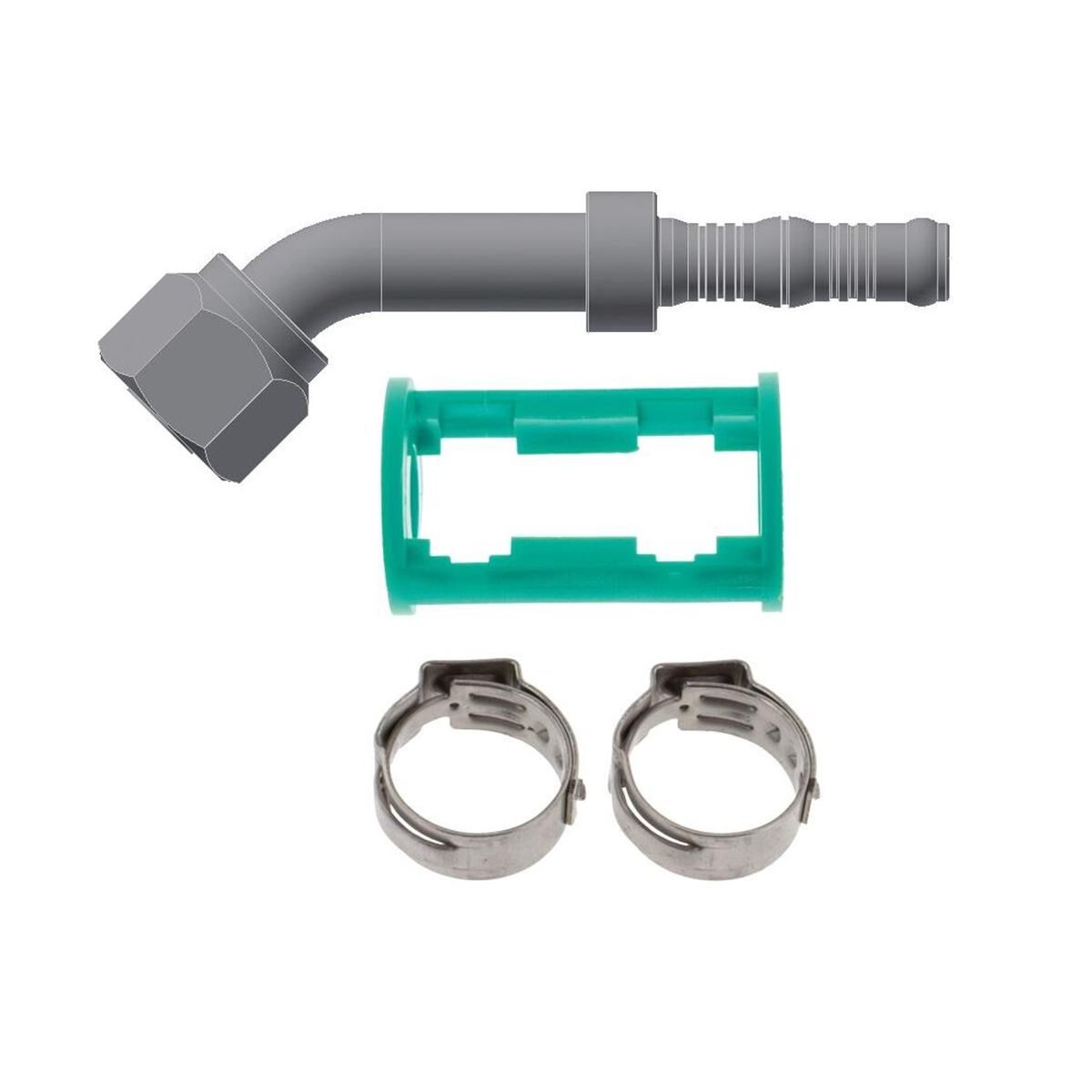 FITT 45 DEG #8 BURGAFLEX FOR WITH CLAMP AND HOLDER, , scanz_hi-res