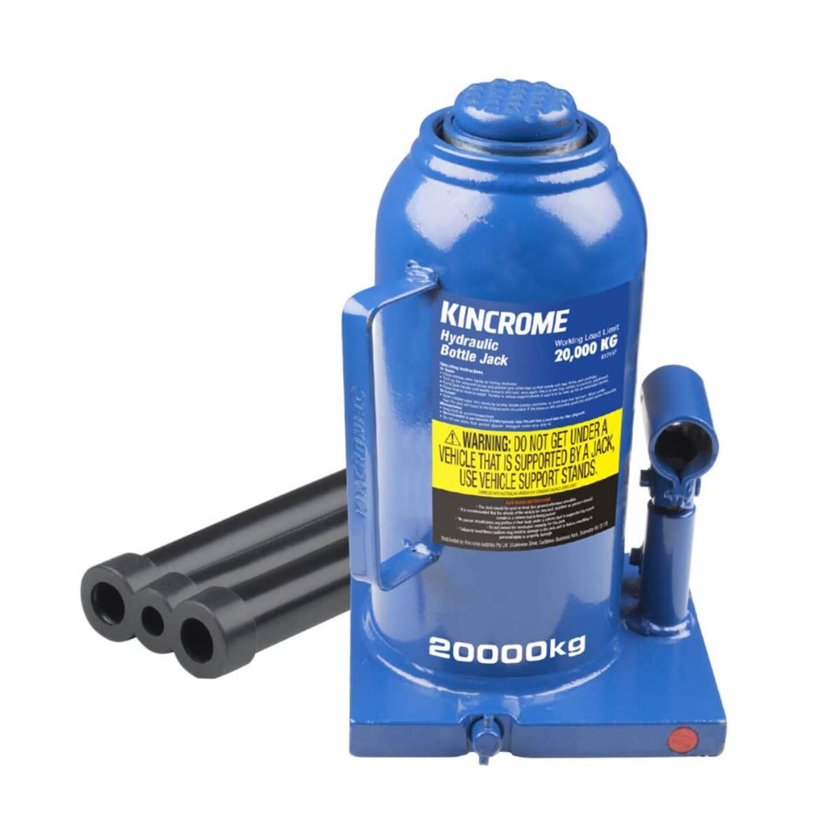 KINCROME HYDRAULIC BOTTLE JACK 20,000KG, , scanz_hi-res