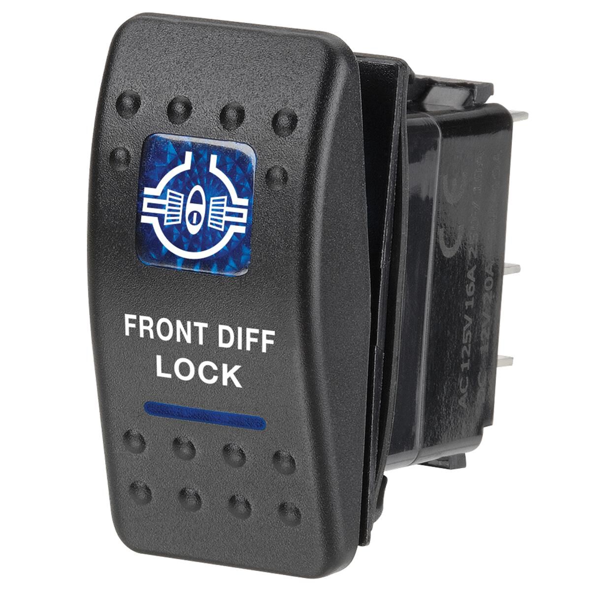 SWITCH ROCKER OFF/ON 12V FRNT DIFF LOCK, , scanz_hi-res