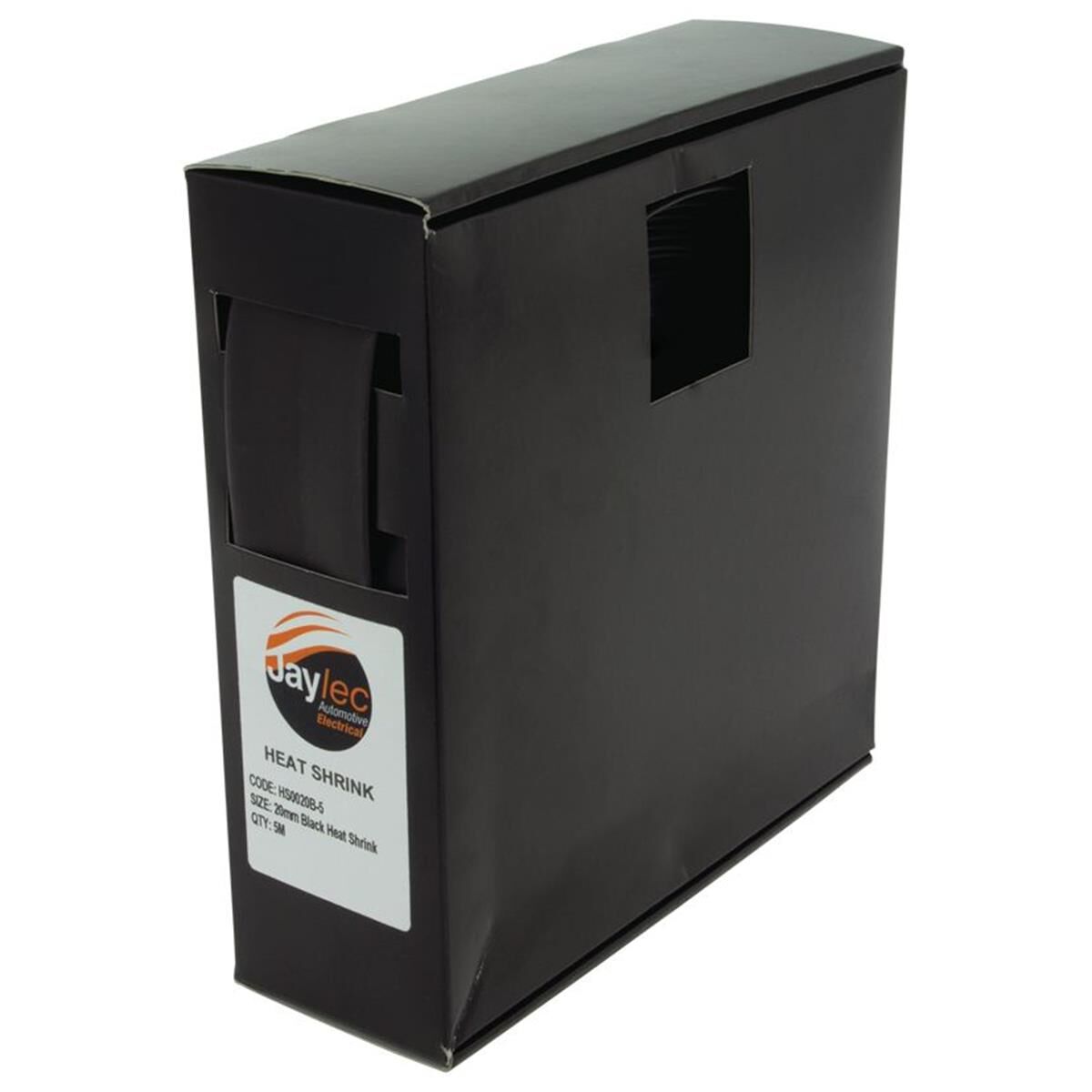 HEAT SHRINK TUBING 5M BLACK, , scanz_hi-res