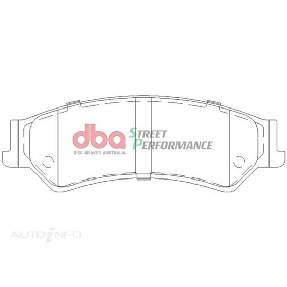 DBA SP PERFORMANCE BRAKE PADS Ford Falcon BF and Territory 2005-2014, , scanz_hi-res