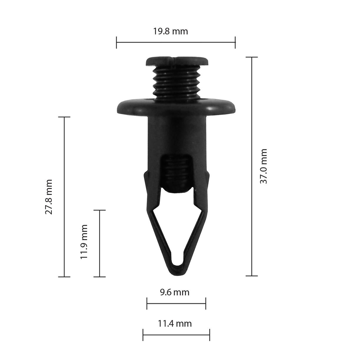 Honda/Hyundai/Kia - pack of 25 car clips, , scanz_hi-res