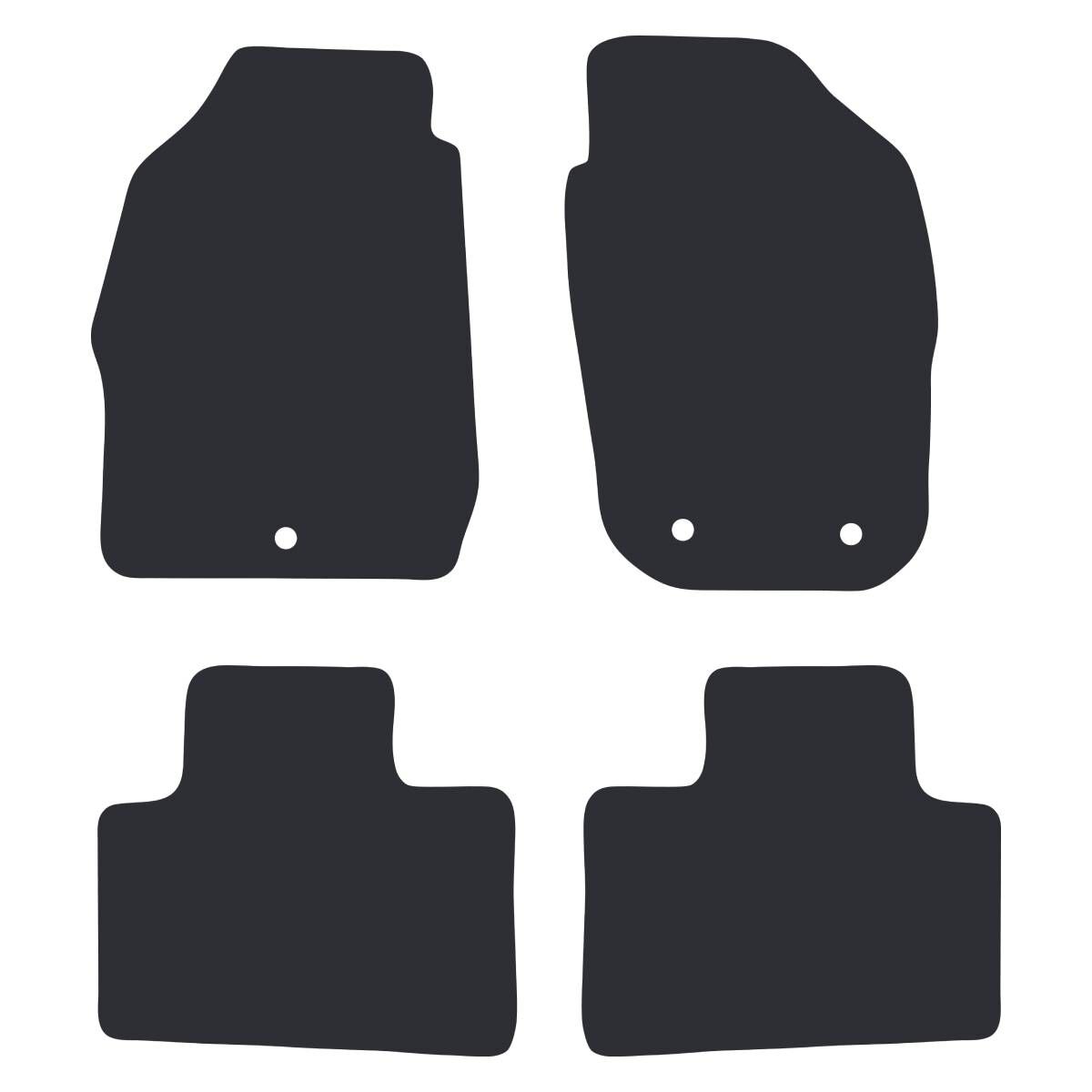 HEAVY DUTY RUBBER CAR MATS FOR HOLDEN RODEO (3RD GEN DUAL CAB) 2003-2008, , scanz_hi-res