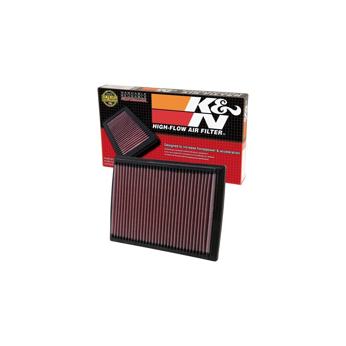 K&N HI-FLOW AIR FILTER - REUSABLE, , scanz_hi-res