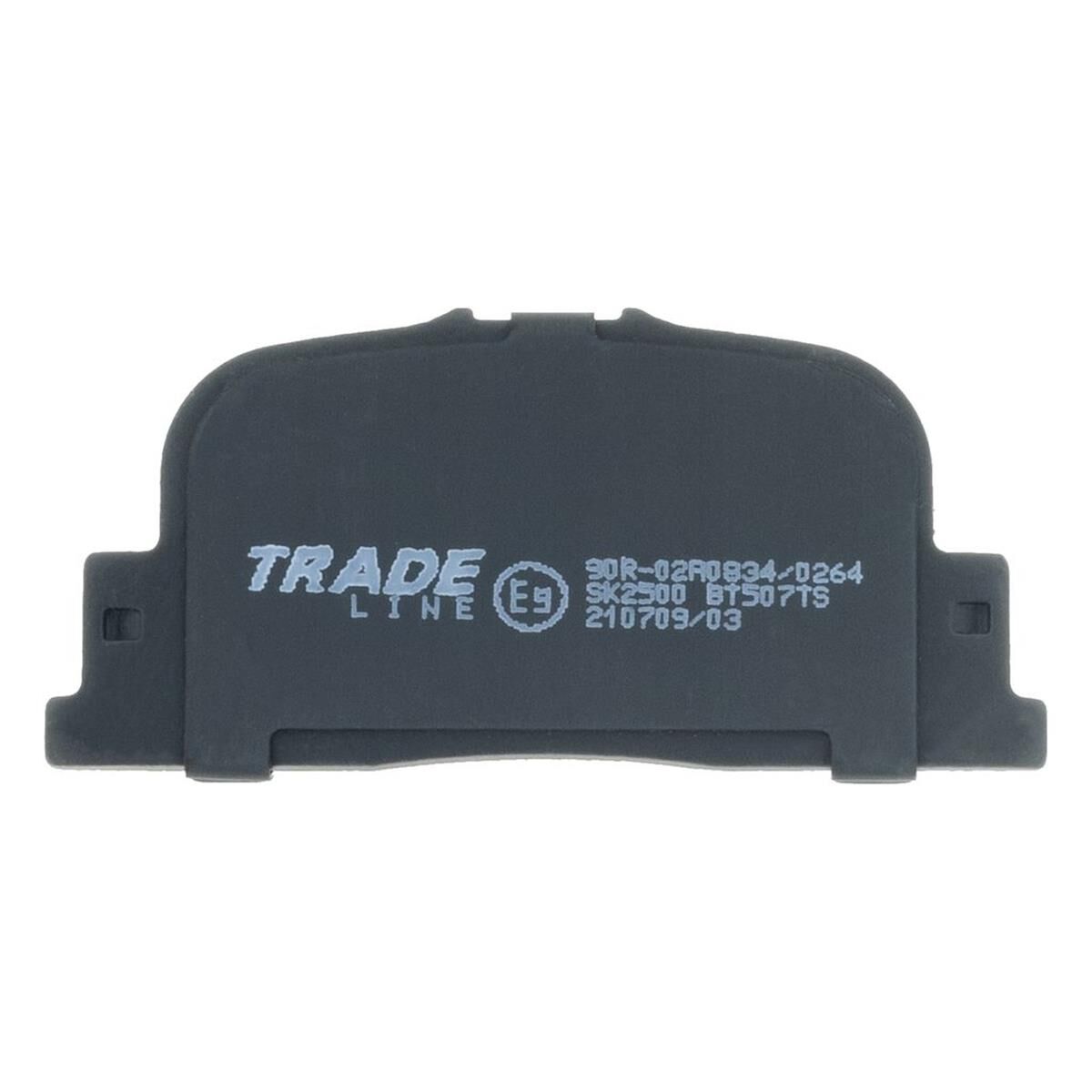 TRADE-LINE BRAKE PADS SET TOYOTA PRIUS 1.5 NHW20 2003-09 DB1434, , scanz_hi-res