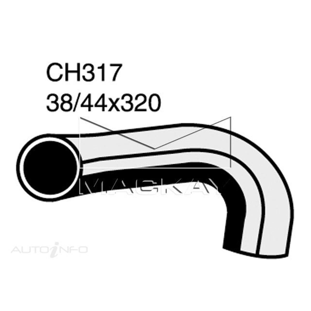 RADIATOR UPPER HOSE  - FORD ZEPHYR MK2 - 2.6L I6  PETROL - MANUAL & AUTO, , scanz_hi-res