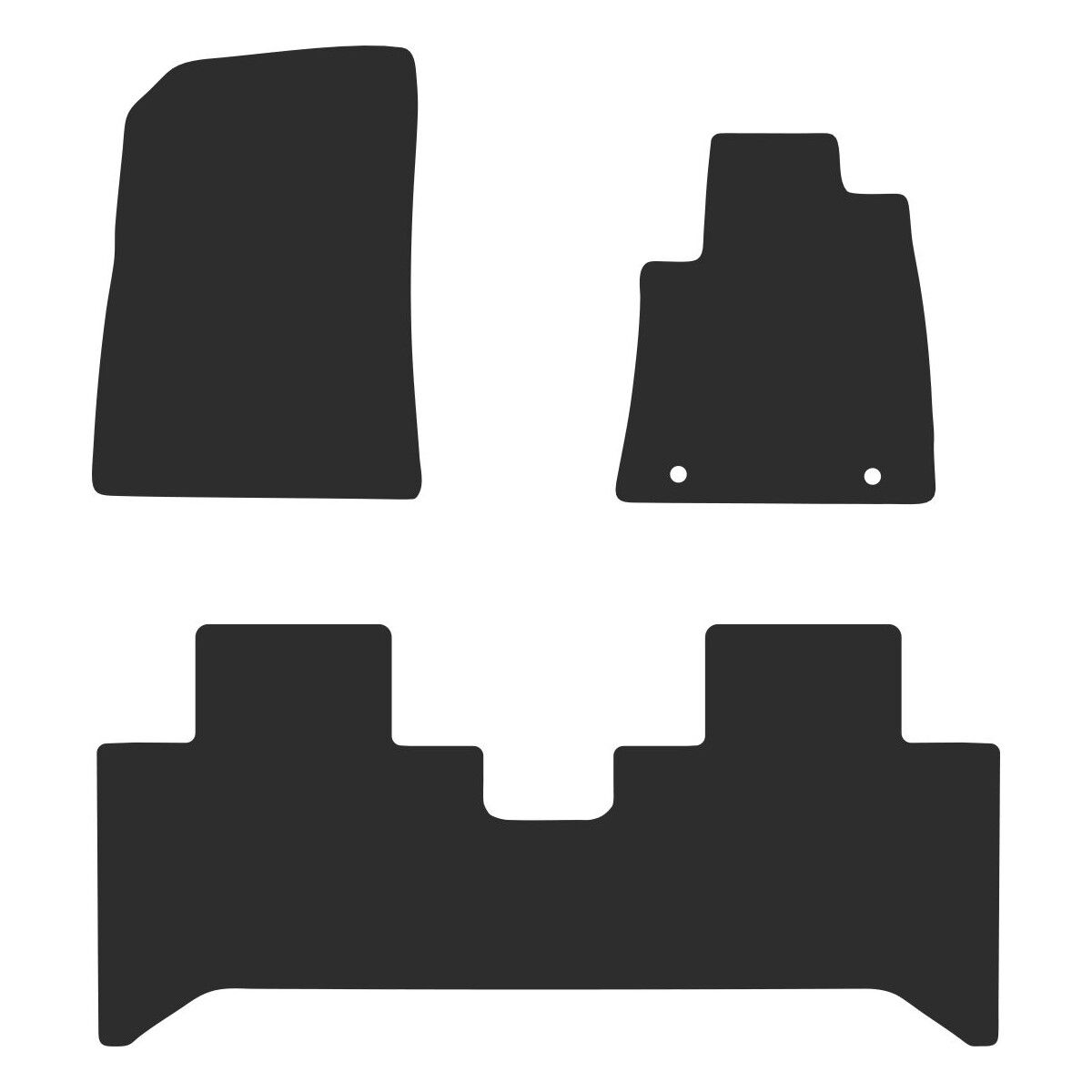 EXECUTIVE RUBBER CAR MATS FOR BYD SHARK 6 2024 ONWARDS, , scanz_hi-res