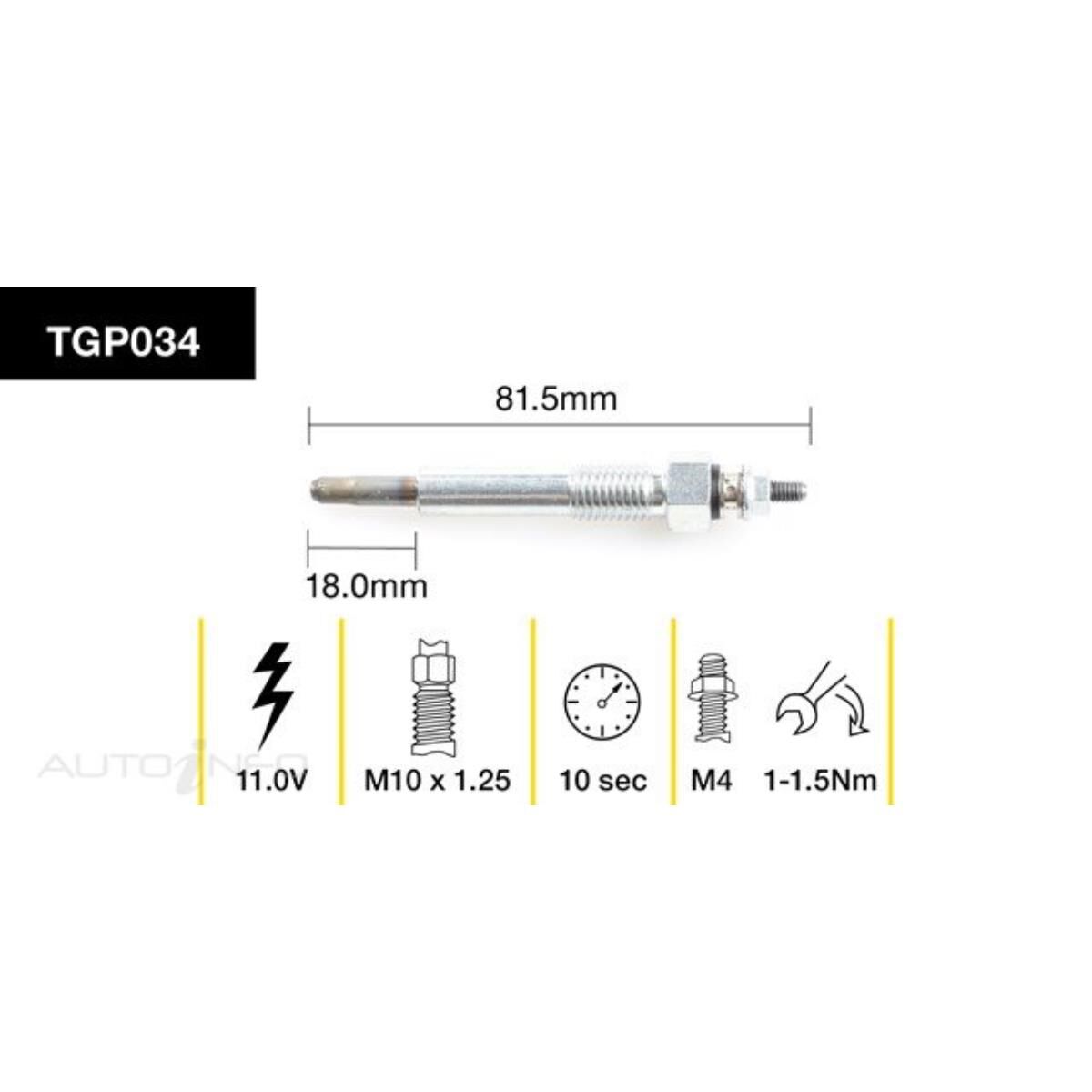 TRIDON GLOW PLUG, , scanz_hi-res