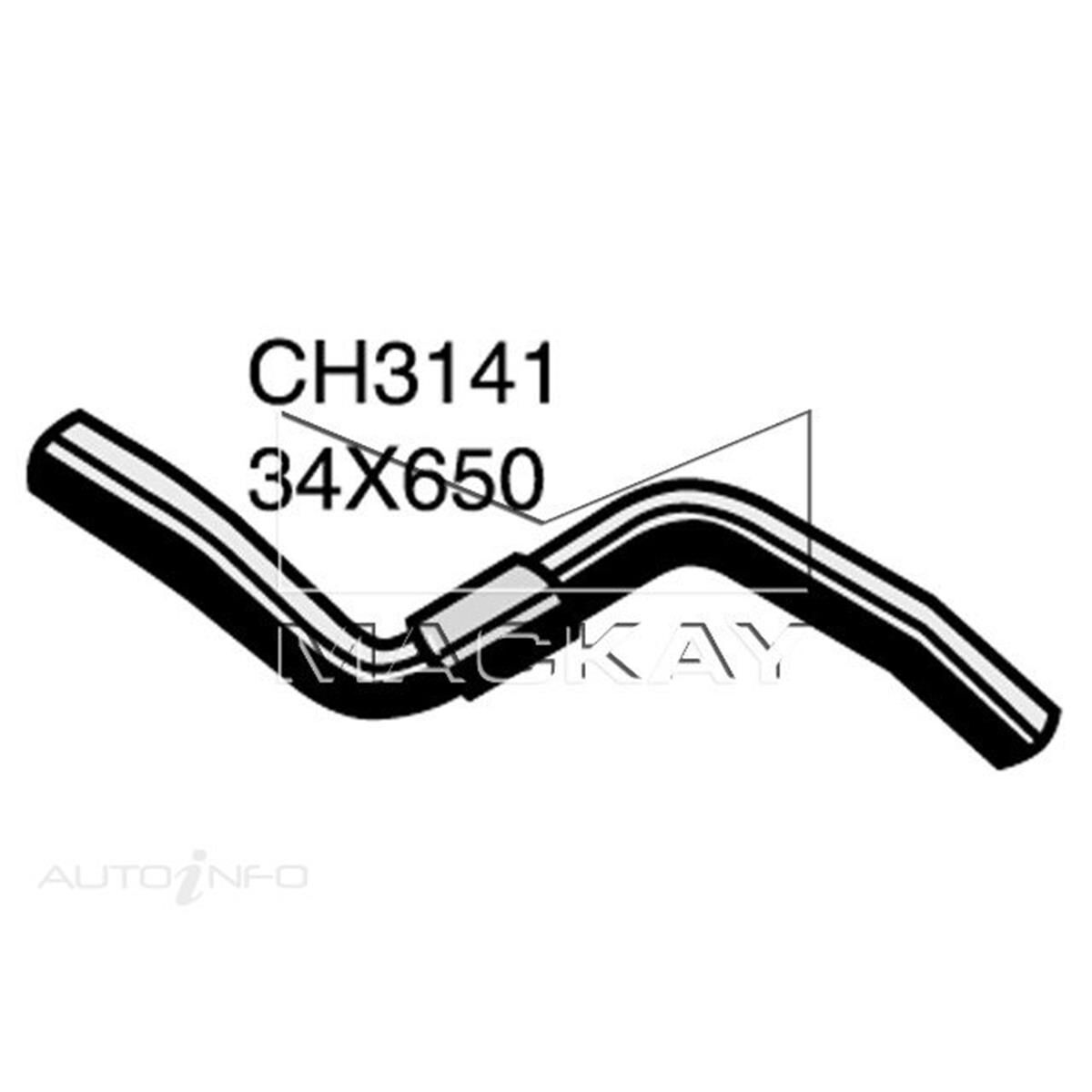 RADIATOR LOWER HOSE  - NISSAN EXA N13 - 1.8L I4  PETROL - MANUAL & AUTO, , scanz_hi-res