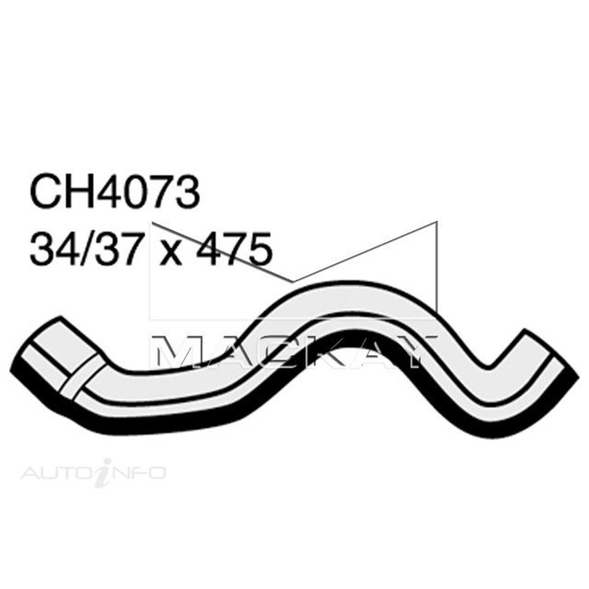 RADIATOR UPPER HOSE  - MERCEDES BENZ C200 CL203 - 1.8L I4 SUPERCHARGED PETROL - MANUAL & AUTO, , scanz_hi-res