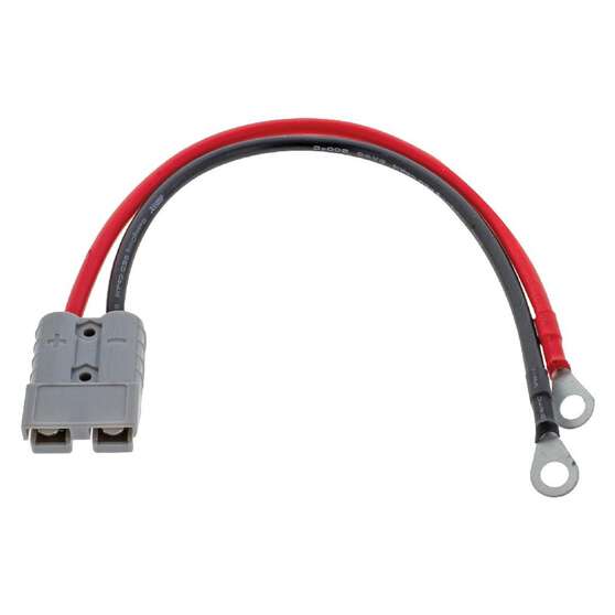 ANDERSON PLUG 50a - 2x8mm RING TERMINLS CABLE ASSY 400mm LNG W/ 50amp FUSE, , scanz_hi-res