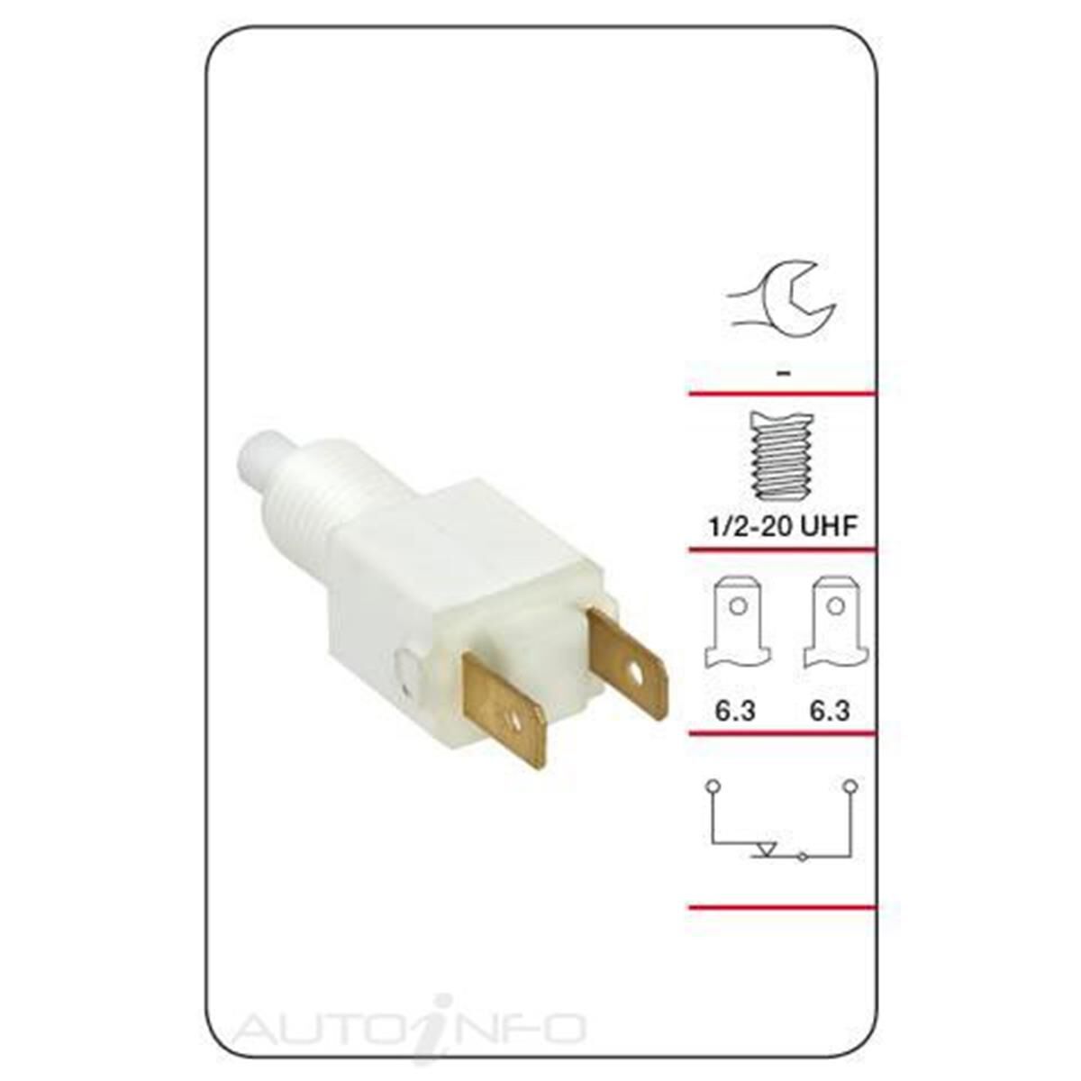 (TBS1034) BRAKE LIGHT SWITCH, , scanz_hi-res