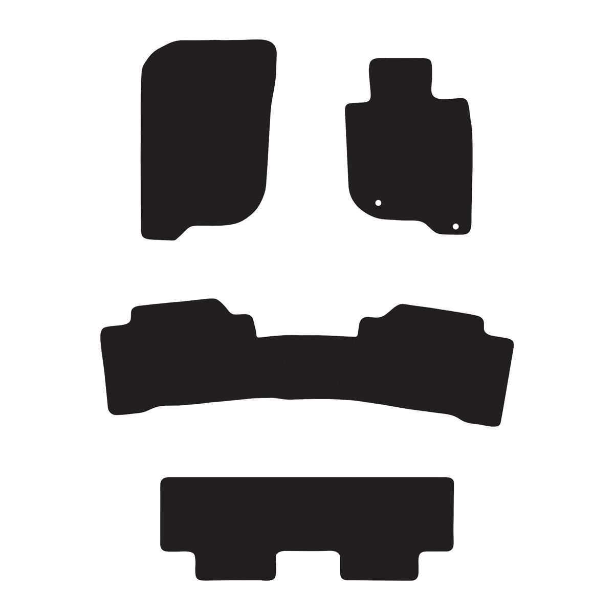 EXECUTIVE RUBBER CAR MATS FOR MITSUBISHI PAJERO SPORT (3RD GEN 7 SEAT) 2016 ONWARDS, , scanz_hi-res