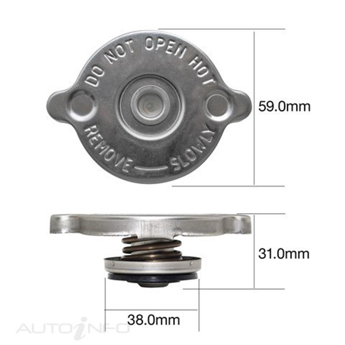TRIDON RECOVERY RADIATOR CAP (TRC15), , scanz_hi-res