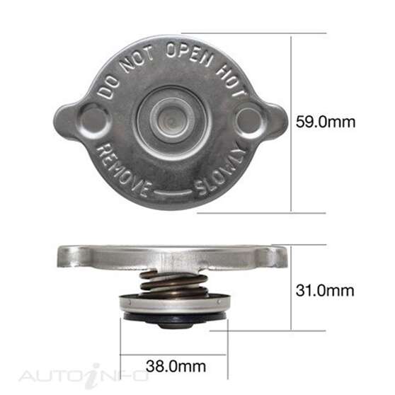 TRIDON RECOVERY RADIATOR CAP (TRC15), , scanz_hi-res