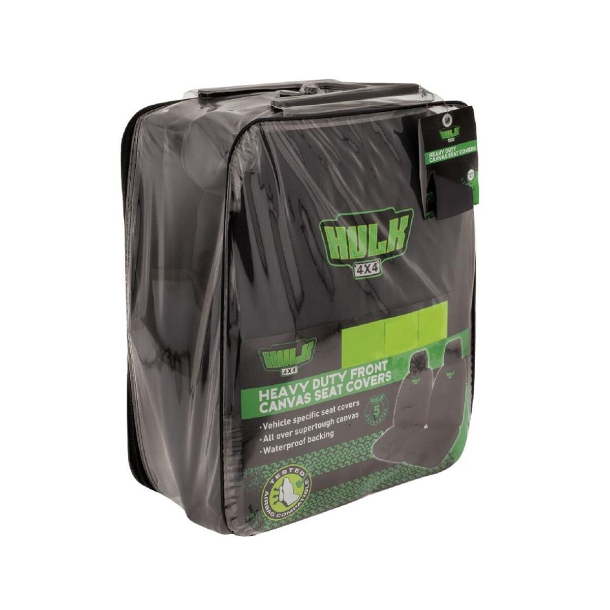 HD CANVAS SEAT COVERS NISSAN NAVARA NP300 06/15> FRONTS, , scanz_hi-res