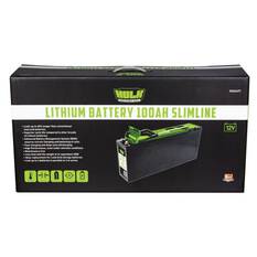 100Ah SLIMLINE LITHIUM BATTERY LifePo4 12V 551mm x 110mm x 240mm 12.5kg, , scanz_hi-res