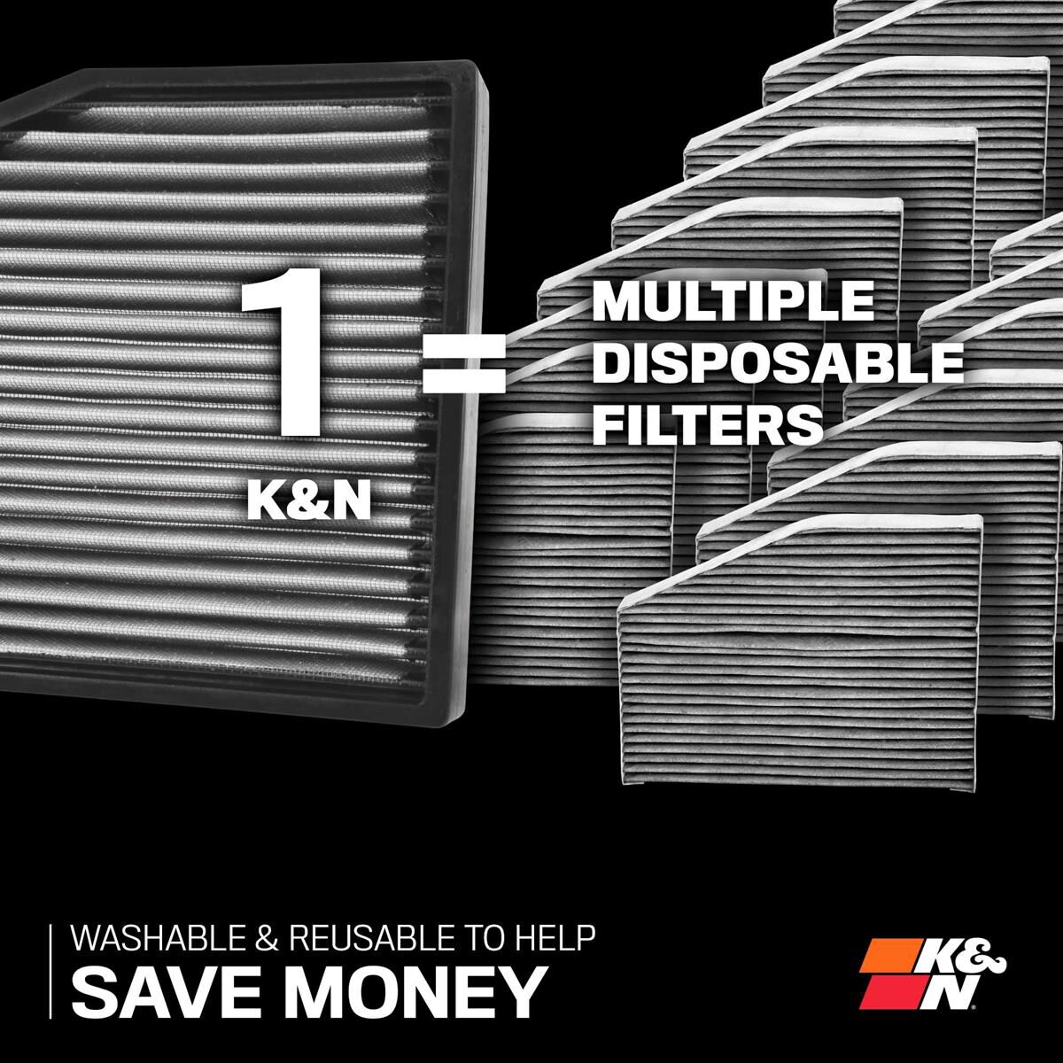 VF2002 K&N CABIN AIR FILTER, , scanz_hi-res