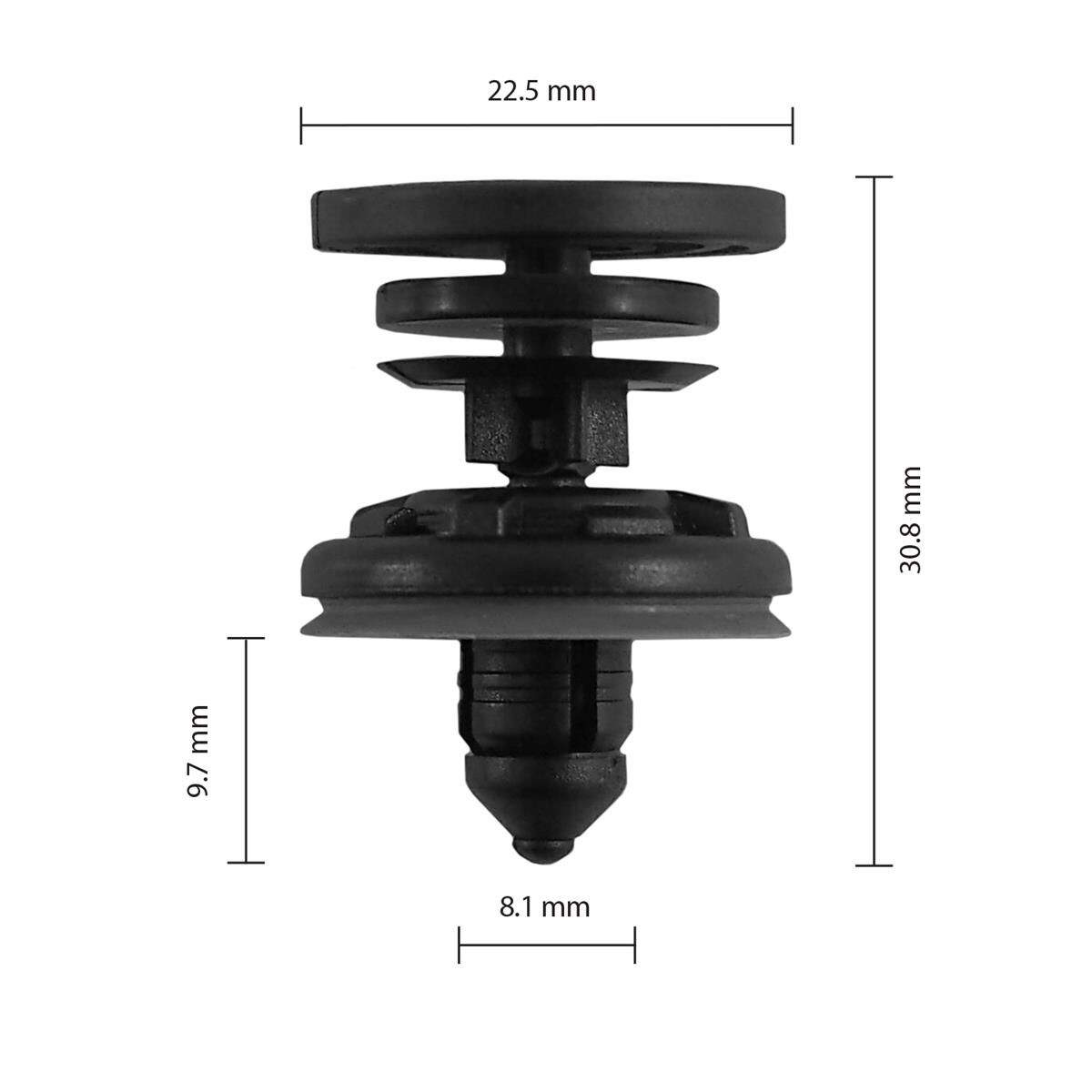 VW - pack of 25 car clips, , scanz_hi-res
