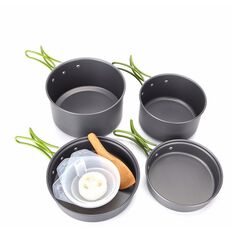 SOUTHERN ALPS CAMPING COOK SET - 10PCE, , scanz_hi-res