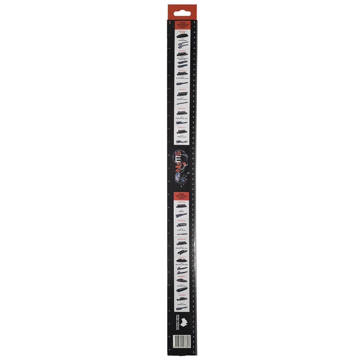SWAN WIPER BLADE - 18" INCH (WITH 12 ADAPTOR), , scanz_hi-res