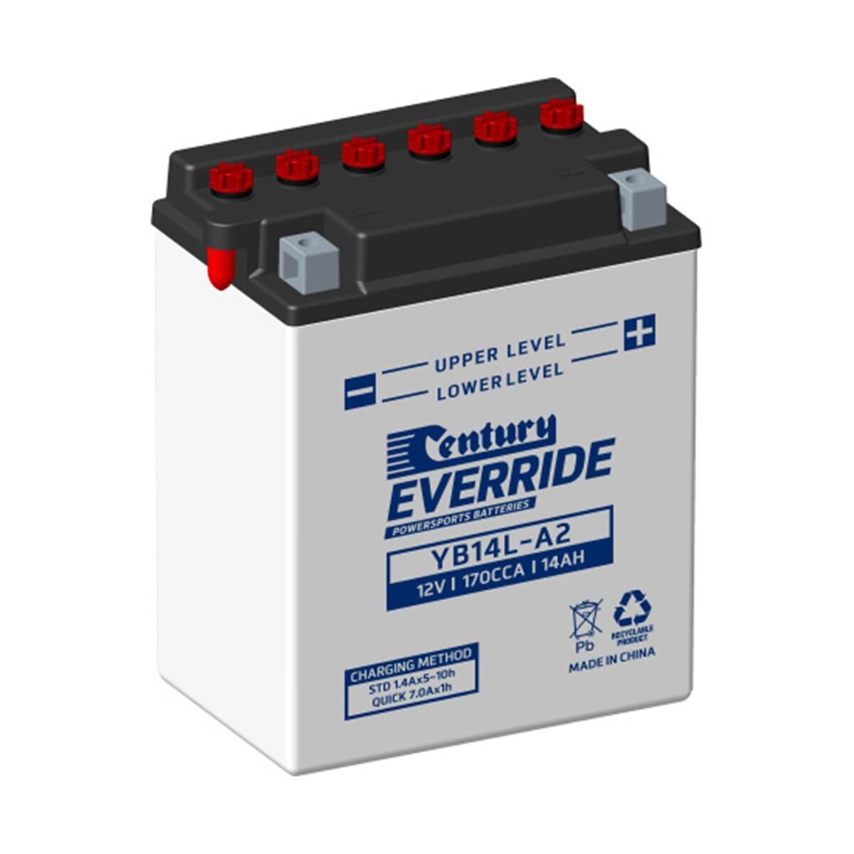POWERSPORTS BATTERIES - YB14L-A2, , scanz_hi-res