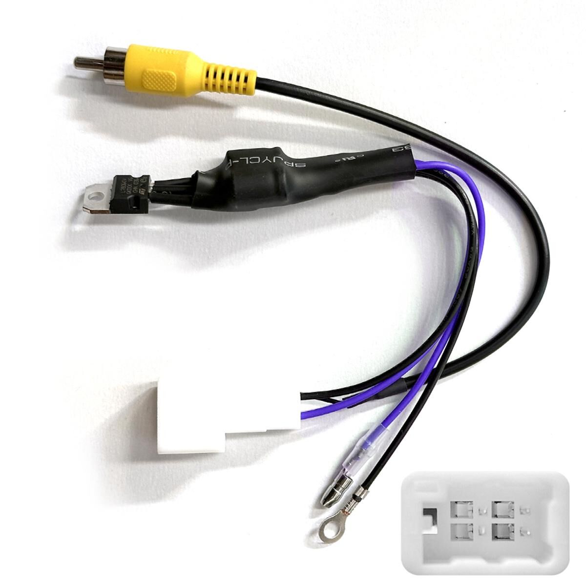 CAMERA RETENTION INTERFACE TOYOTA 4 PIN CONNECTOR 2007 ON, , scanz_hi-res