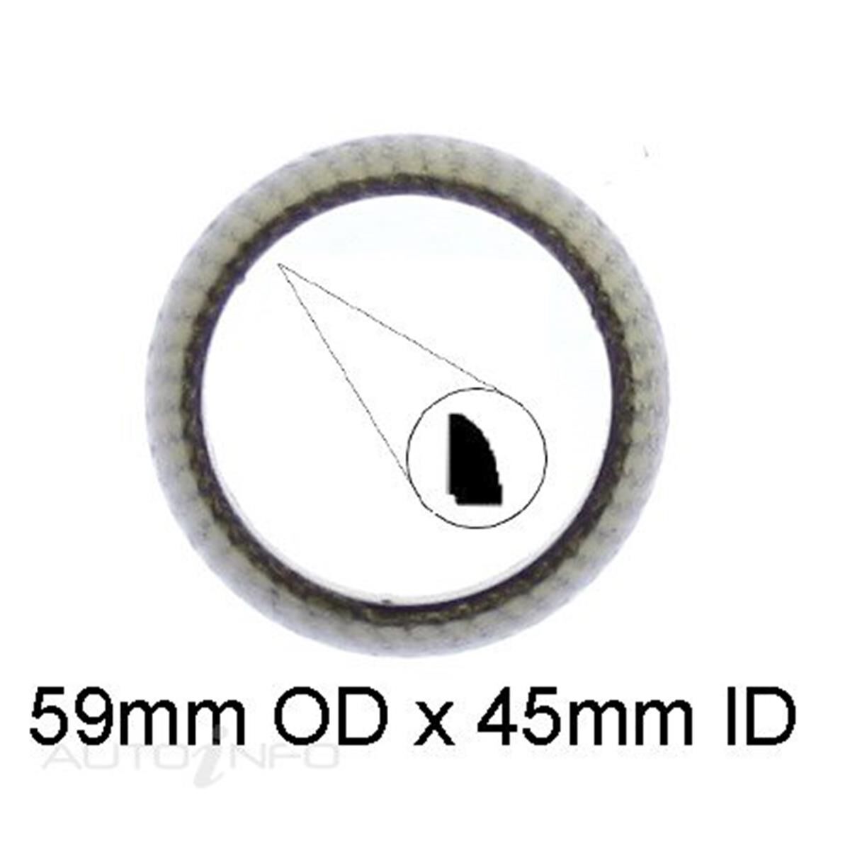 EXHAUST FLANGE GASKET SUZUKI, , scanz_hi-res