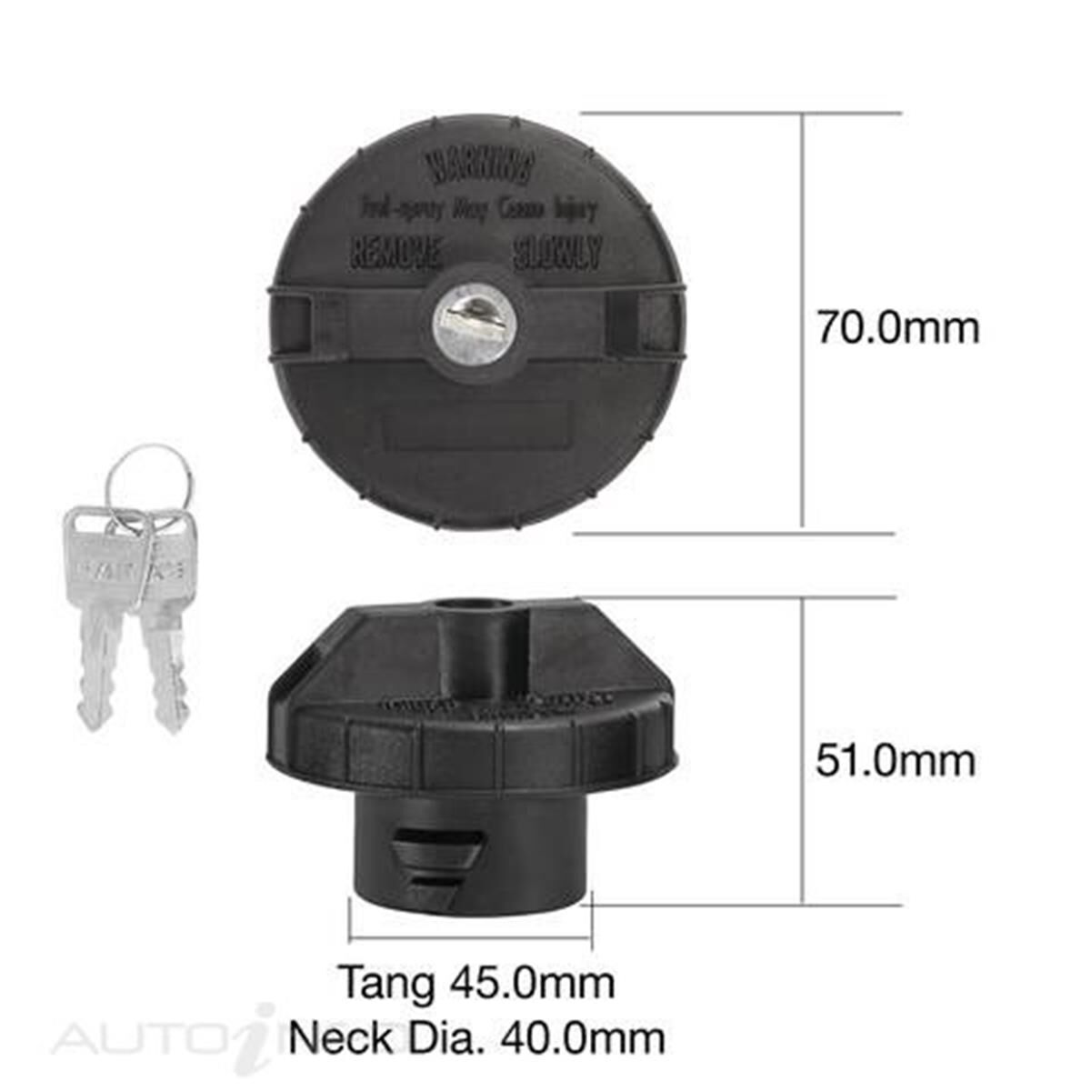 TRIDON LOCKING FUEL CAP (TL90ULP), , scanz_hi-res