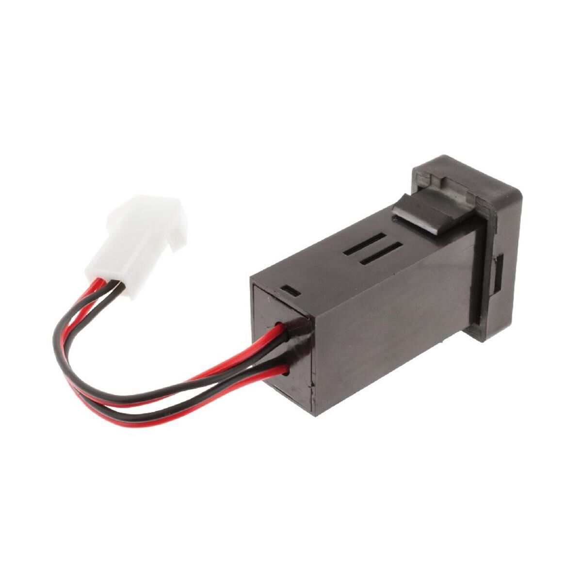 DUAL USB SOCKET QC3 OE RPL T/S LATE TOYOTA BLUE LED  33 x 22mm            HULK 4x4, , scanz_hi-res