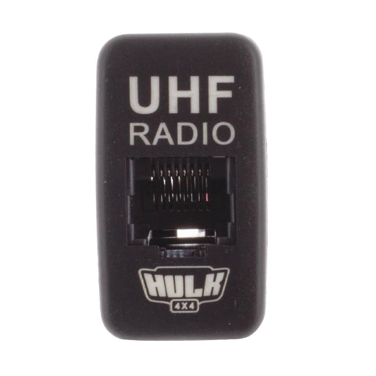 RJ45 UHF SOCKET OE RPL T/S EARLY TOYOTA BLUE LED  40 x 22mm            HULK 4x4, , scanz_hi-res