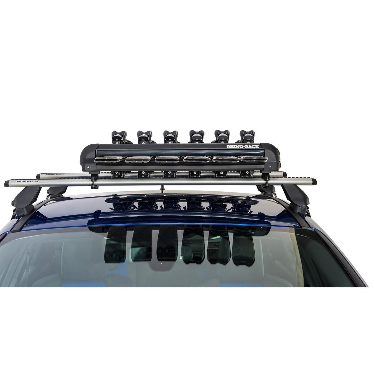 Rhino-Rack Ski & Snowboard Carrier to suit 6 Skis or 4 Snowboards - 576, , scanz_hi-res