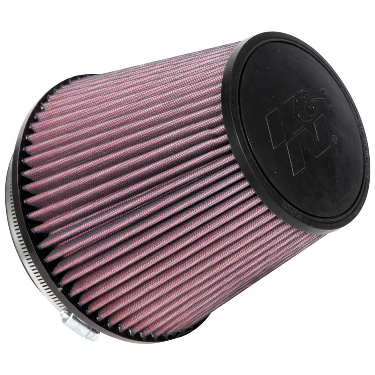 RU-1042 K&N UNIVERSAL CLAMP-ON AIR FILTER, , scanz_hi-res