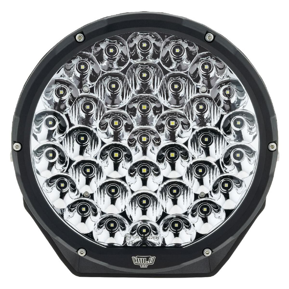 PKT 2 9" RND LED DRIVING LAMP KIT 9-36V 160W 37 LEDs GREEN & BLACK 15,600Lmns, , scanz_hi-res
