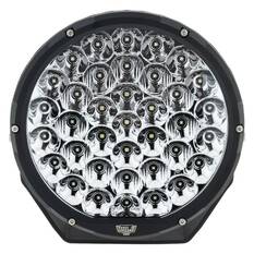 PKT 2 9" RND LED DRIVING LAMP KIT 9-36V 160W 37 LEDs GREEN & BLACK 15,600Lmns, , scanz_hi-res