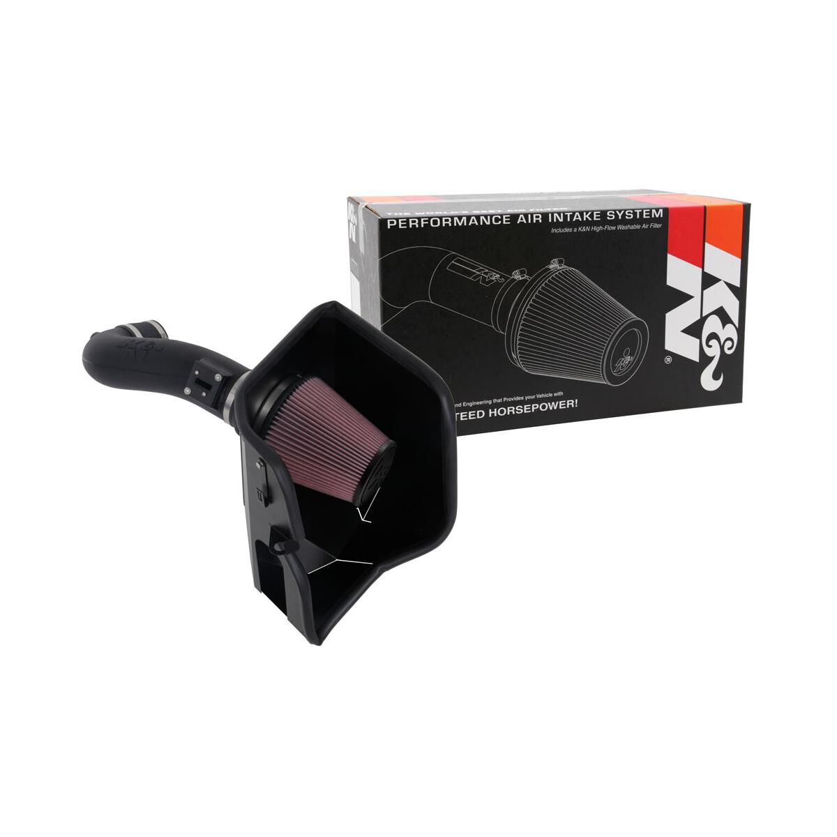 63-3110 K&N PERFORMANCE AIR INTAKE SYSTEM, , scanz_hi-res