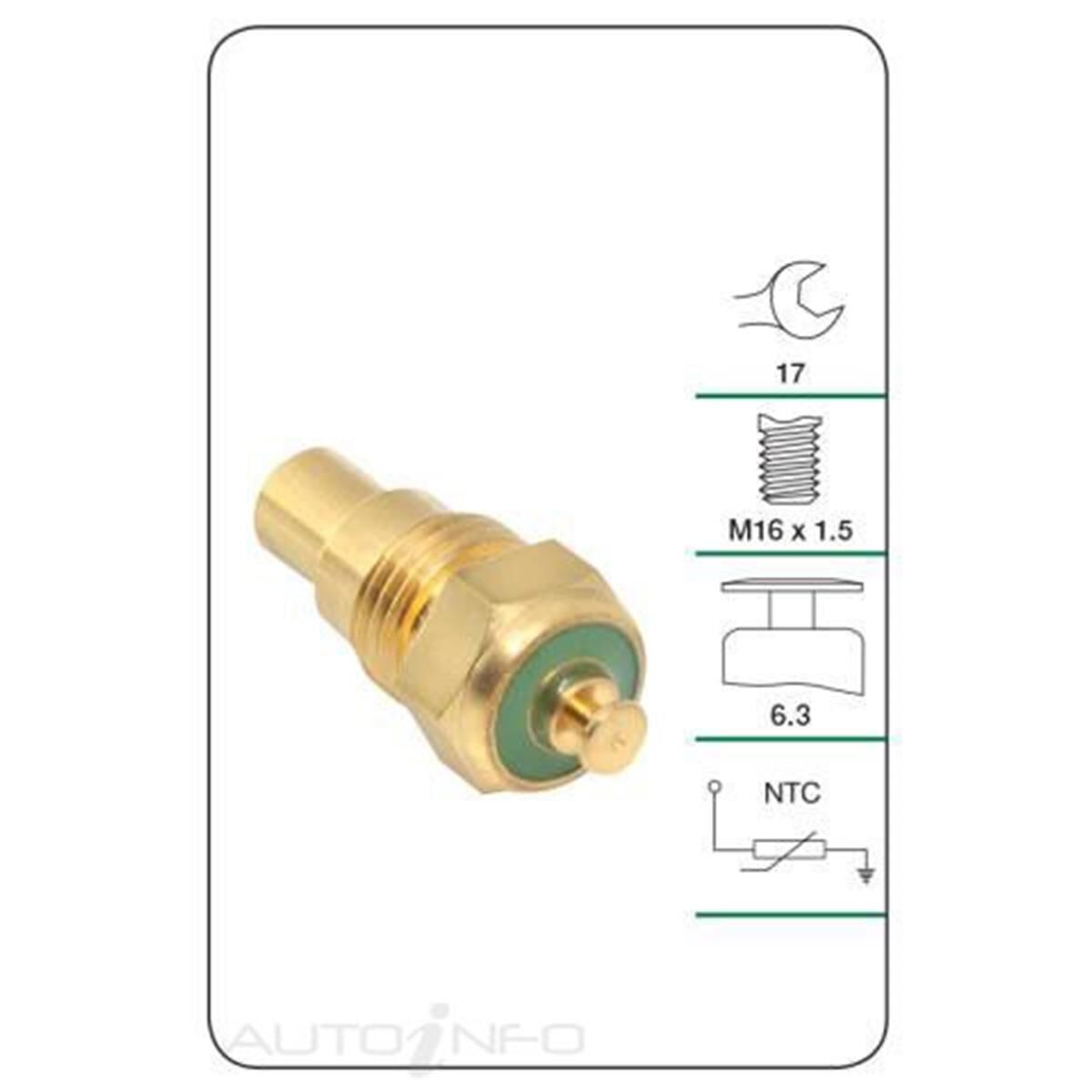 (TWS3067) TRIDON WATER TEMP SENDER, , scanz_hi-res